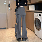 Marlowe | Womens Trousers Flared High Waisted Suit Casual Pants