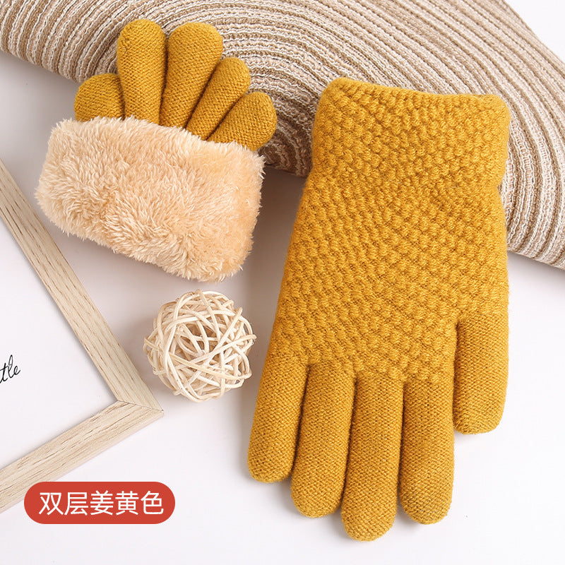 Odette | Womens Fleece Lined Warm Winter Touch Screen Knitted Gloves - 2