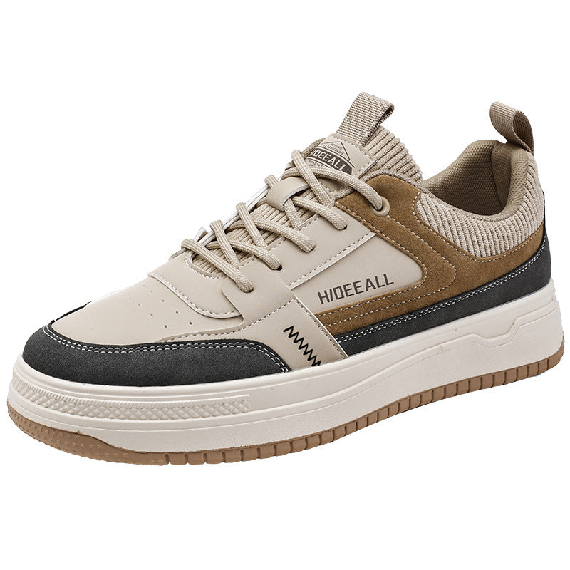 Bennett trainer in khaki, side view