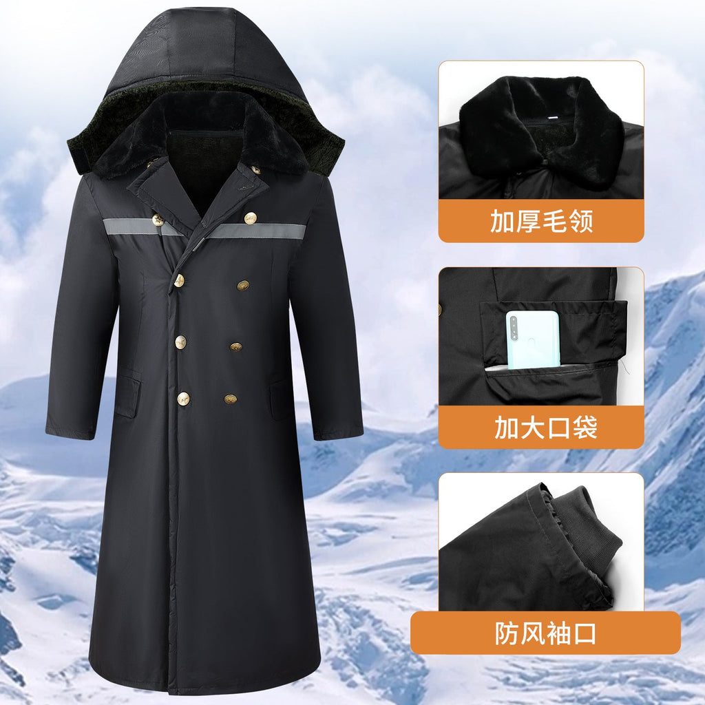 Aurelius | Mens Winter Long Military Padded Warm Thickened Coat - 2