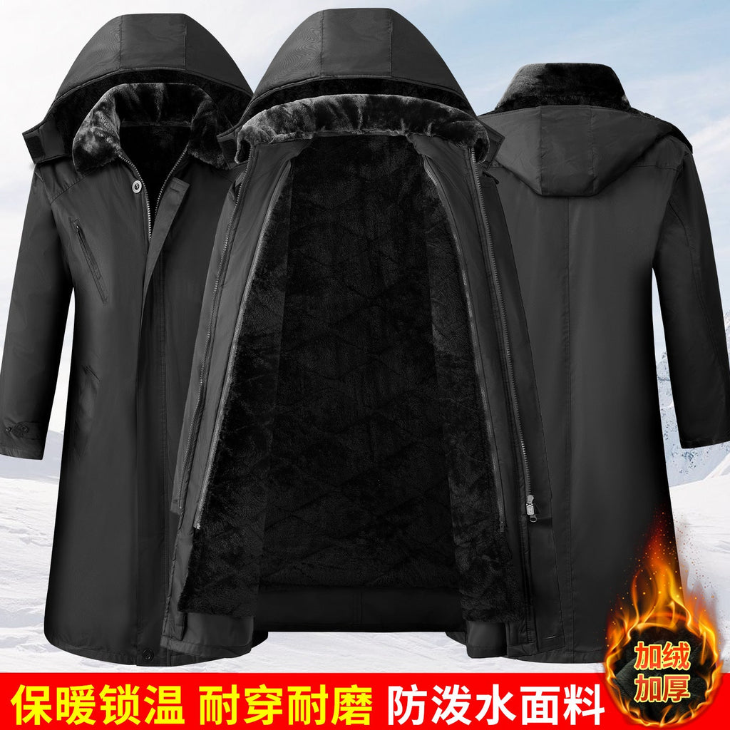 Aurelius | Mens Winter Long Military Padded Warm Thickened Coat - 4