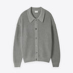 Lysander | Mens Cardigan Knitted Collared Casual Loose Shirt Jacket - 10
