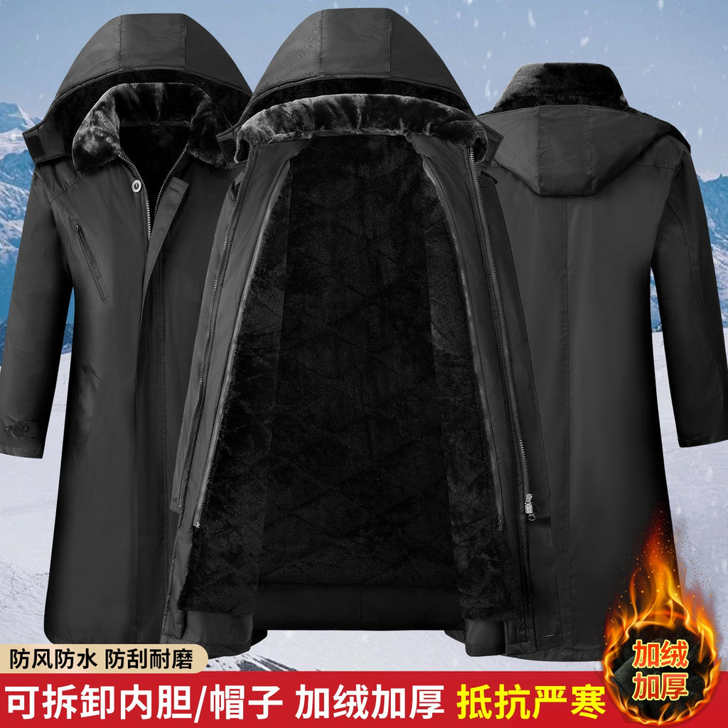 Boaz | Mens Waterproof Jacket Windproof Hooded Ski Outdoor Coat