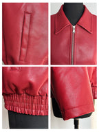 Xander | Mens Faux Leather Biker Motorcycle Street Jacket - 4