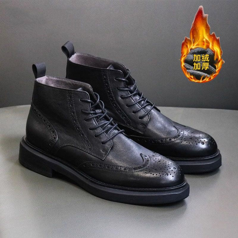 Bramwell | Mens Chelsea Ankle Winter Outdoor High Top Boots - 8