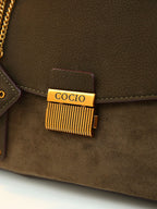 Rowena | Womens Shoulder Bag Crossbody Pebbled Lock Handbag