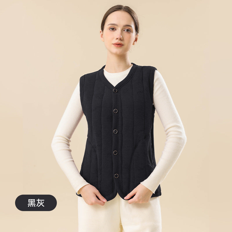 Cerys | Mens Wool Thermal Base Layer Warm Sleeveless Vest - 7