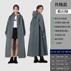Talia | Mens Raincoat Waterproof Long Hooded Riding Rain Poncho