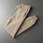 Della | Mens Knitted Tracksuit Two Piece Set Hooded Cardigan Joggers Wool