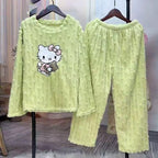 Priya | Womens Fleece Pyjamas Warm Winter Loungewear Set - 12
