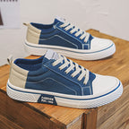 Colm | Mens Trainers Canvas Sneakers Breathable Skate Casual Shoes - 6