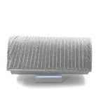 Coralie | Womens Clutch Bag Pleated Evening Party Crossbody Bag