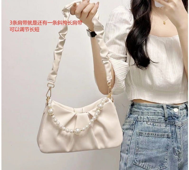 Zane | Womens Shoulder Bag Cloud Pleated Underarm Handbag