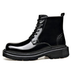 Quentin | Mens Chelsea Boots Fleece Lined Ankle Platform Winter Boots - 6