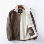 Percival | Mens Fleece Jacket Zip Up Warm Winter Casual Jacket