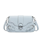York | Womens Shoulder Bag Underarm Baguette Handbag Small