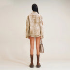 Verity | Womens Embellished Oversized Denim Jacket