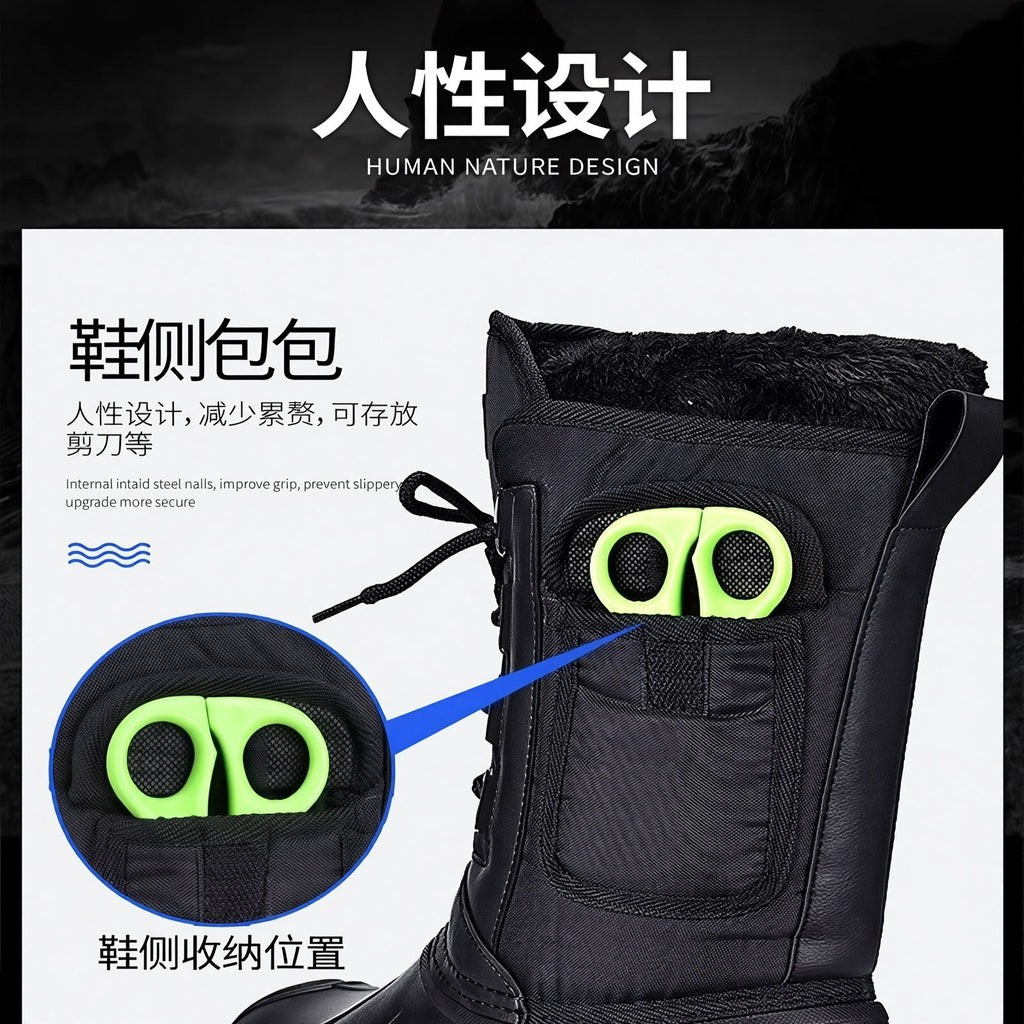 Ferris | Mens Snow Boots Waterproof Fleece Lined Warm Winter Boots