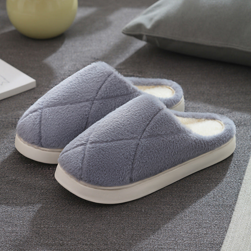 Hollis Slippers Fluffy Warm Memory Foam House Slippers