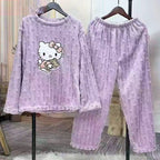 Priya | Womens Fleece Pyjamas Warm Winter Loungewear Set - 13
