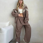 Seraphina | Womens Tracksuit Two Piece Cardigan Set Loungewear