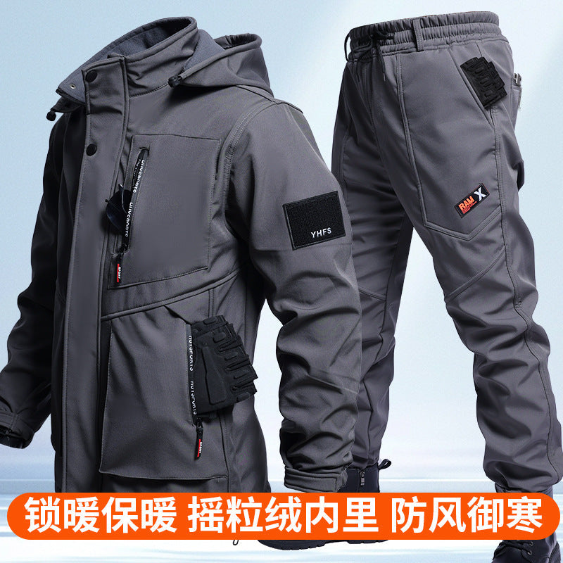 Rosamund | Mens Waterproof Fleece Lined Windproof Hiking Jacket - 3