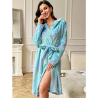 Blythe | Womens Dressing Gown Fleece Plush Robe Loungewear