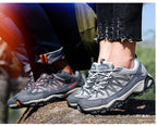 Delphine | Womens Leather Non Slip Breathable Walking Hiking Shoes