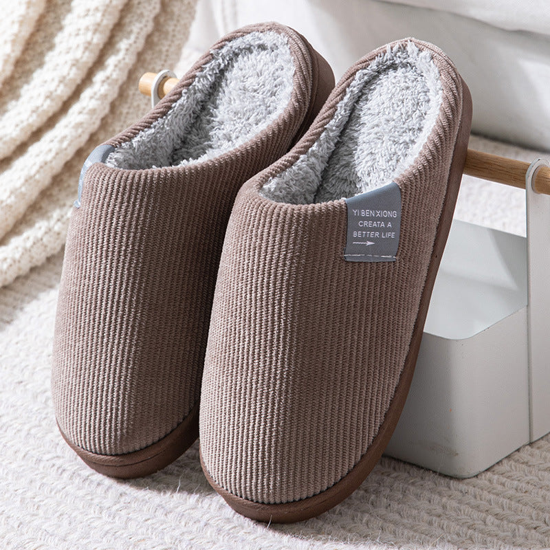 Fisk Slippers Fluffy Warm Memory Foam House Slippers