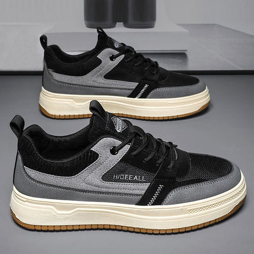 Bennett low top casual trainers in black