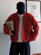 Aaron | Mens Knit Cardigan Shirt Jacket Collared Casual Loose