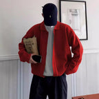 Aaron | Mens Knit Cardigan Shirt Jacket Collared Casual Loose