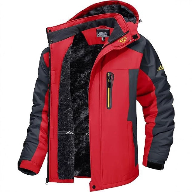 Abe | Mens Fleece Lined Waterproof Windproof Snowboard Ski Jacket