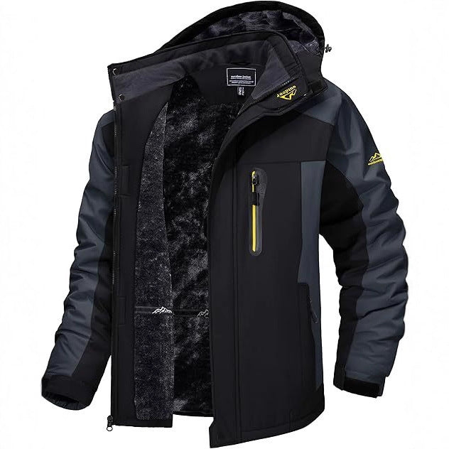 Abe | Mens Fleece Lined Waterproof Windproof Snowboard Ski Jacket