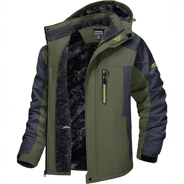 Abe | Mens Fleece Lined Waterproof Windproof Snowboard Ski Jacket
