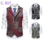 Abel | Mens Vintage Retro Single Breasted Party Vest - 1