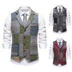 Abel | Mens Vintage Retro Single Breasted Party Vest - 2