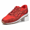 Abigail | Womens Leather Lace Up Casual Walking Sneakers Shoes