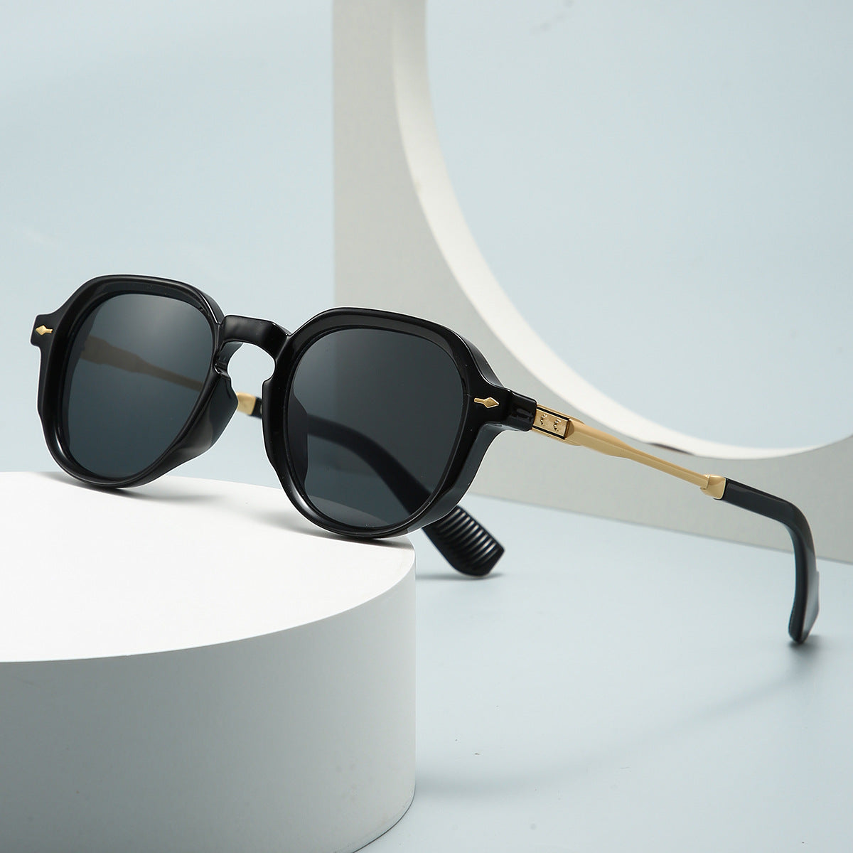 Addison | Womens Narrow Rectangle Retro Sunglasses UV Protection Shades