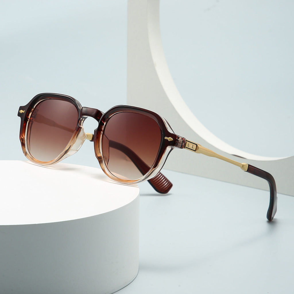 Addison | Womens Narrow Rectangle Retro Sunglasses UV Protection Shades