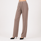 Agnes | Womens Corduroy Wide Leg High Waisted Casual Pants, Khaki