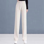 Agnes | Womens Corduroy Wide Leg High Waisted Casual Pants