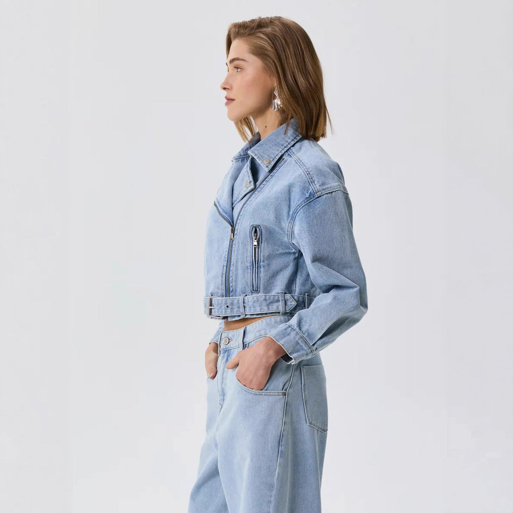 Aileen | Womens Cotton Washed Denim Jacket