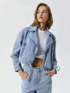 Aileen | Womens Cotton Washed Denim Jacket