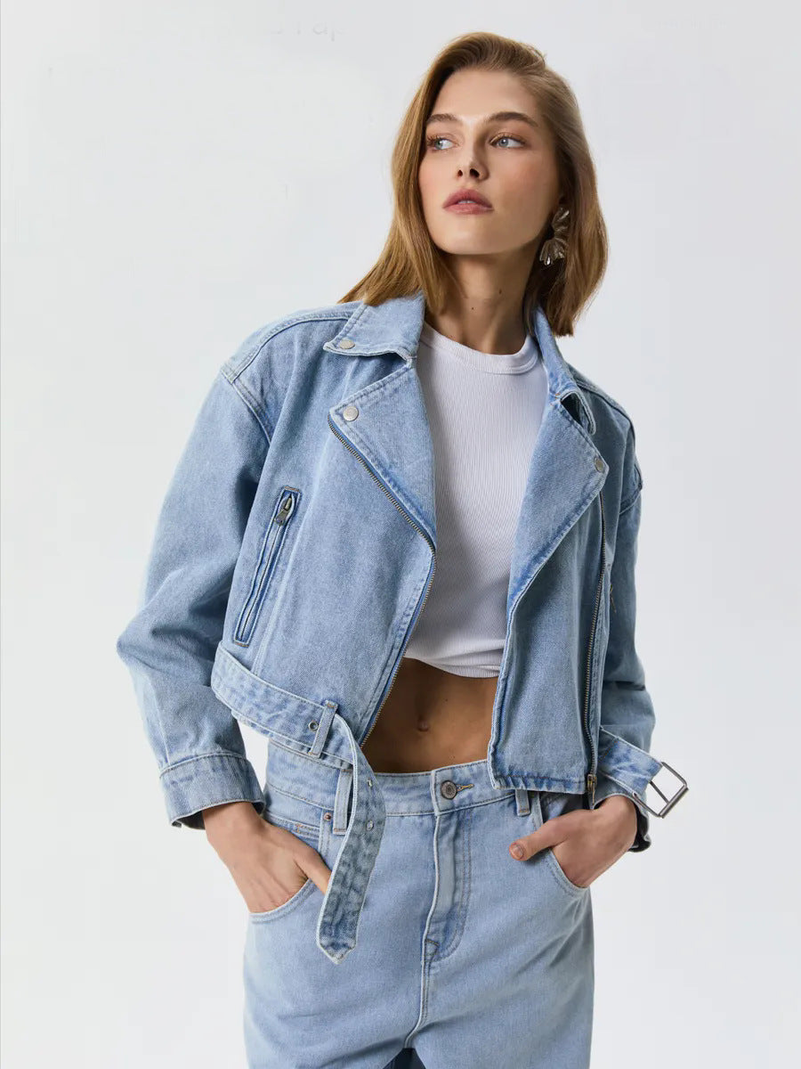 Aileen | Womens Cotton Washed Denim Jacket