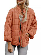 Ainsley | Womens Stand Collar Padded Winter Puffer Jacket