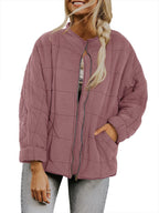 Ainsley | Womens Stand Collar Padded Winter Puffer Jacket