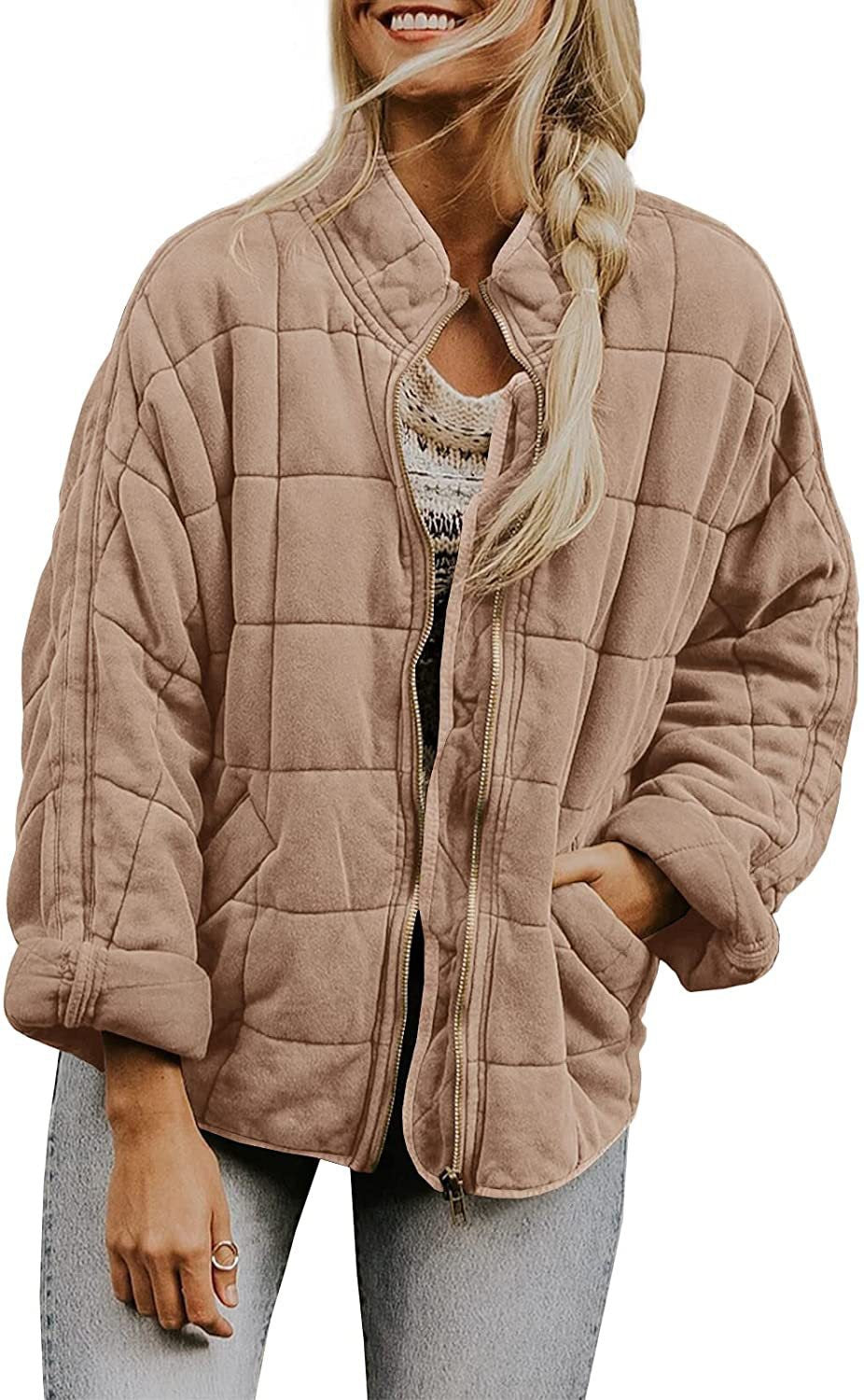 Ainsley | Womens Stand Collar Padded Winter Puffer Jacket