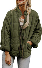 Ainsley | Womens Stand Collar Padded Winter Puffer Jacket