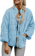 Ainsley | Womens Stand Collar Padded Winter Puffer Jacket